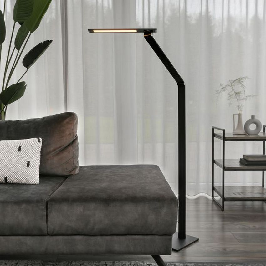 Steinhauer Serenade LED Vloerlamp Zwart 2685ZW - De Smid Verlichting