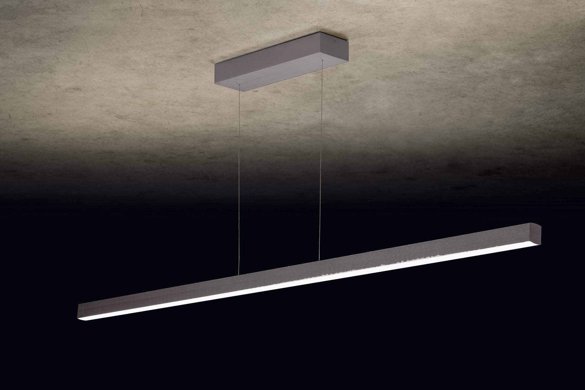 Holtkotter Xena L Hanglamp 160cm 2316-3-55 Zwart - De Smid Verlichting