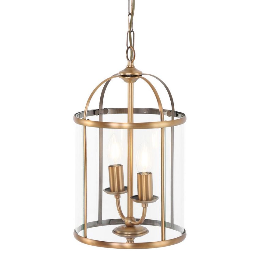 Steinhauer 5971BR Pimpernel 2-Lichts hanglamp Brons - De Smid Verlichting