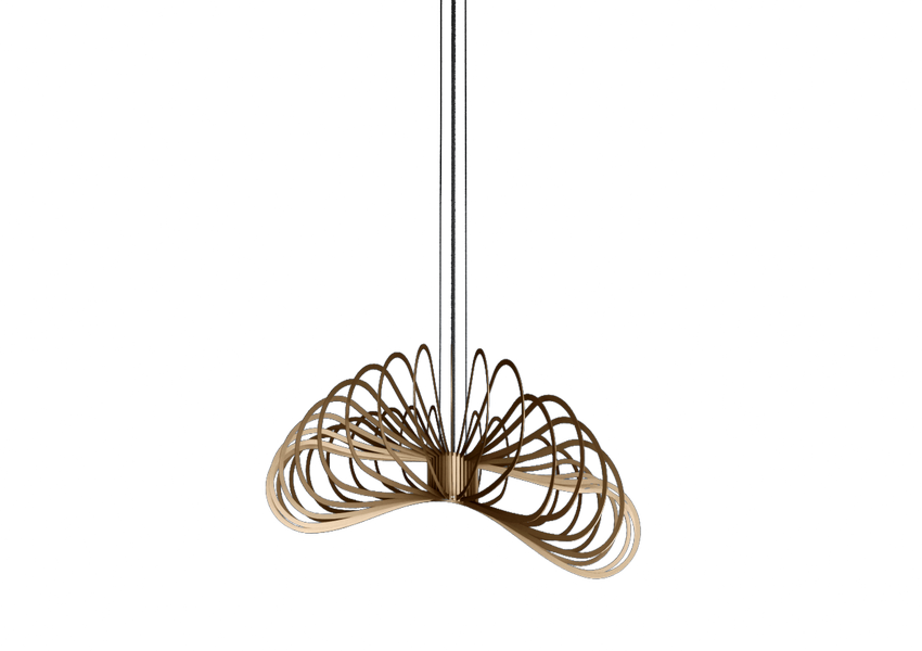 Ztahl Martani Ø85cm 5801-Platinum 1-Lichts Hanglamp - De Smid Verlichting