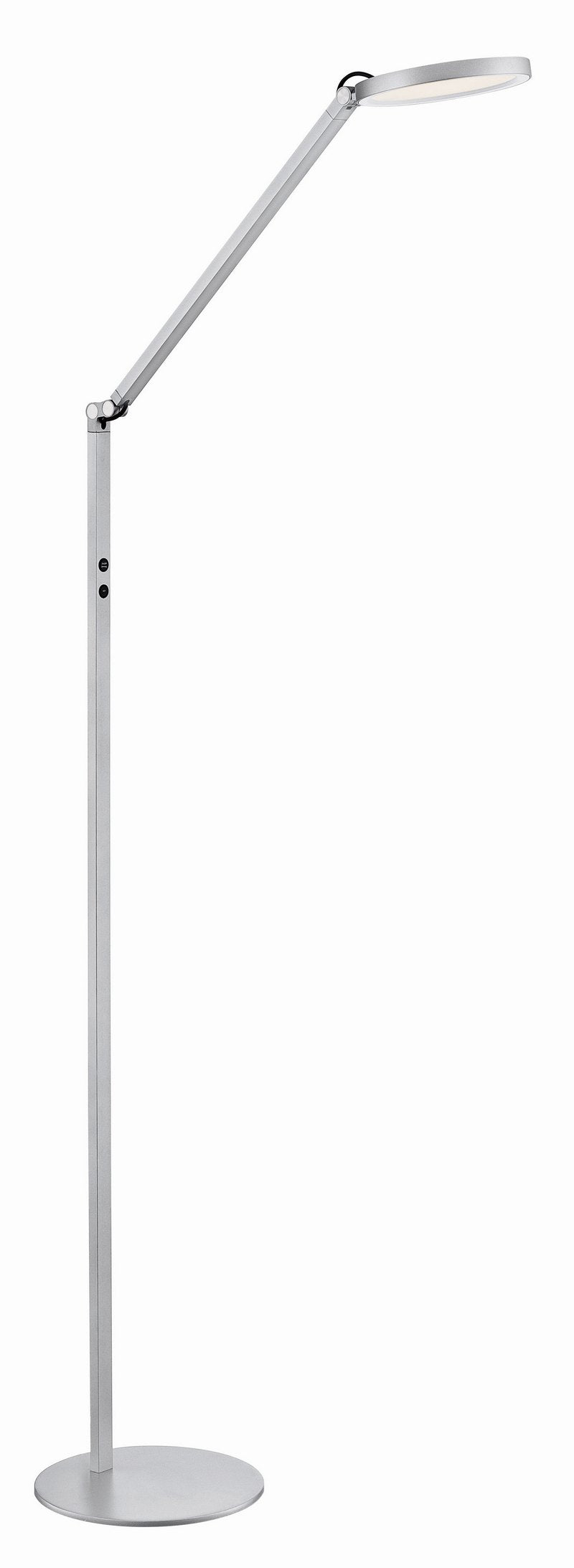 Highlight Vloer-leeslamp Ufficio Zilver De Laatste - De Smid Verlichting