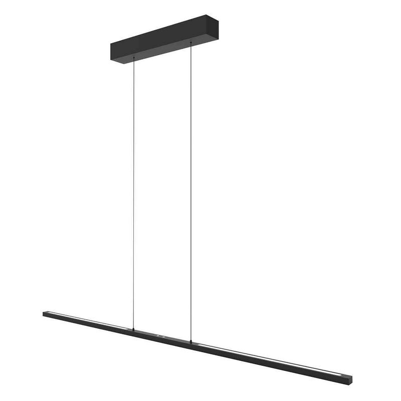 Bande LED Hanglamp 150cm met Cable lift Zwart - De Smid Verlichting