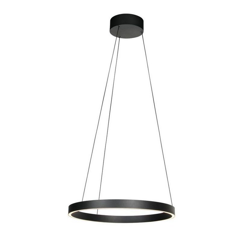 Mykty Hanglamp Ø60cm Zwart met Cable Lift Systeem 7800Lumen - De Smid Verlichting