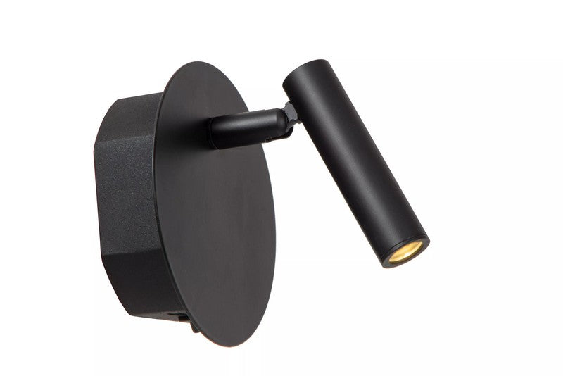 Lucide Jolijn Oplaadbare accu Wandlamp Zwart - De Smid Verlichting