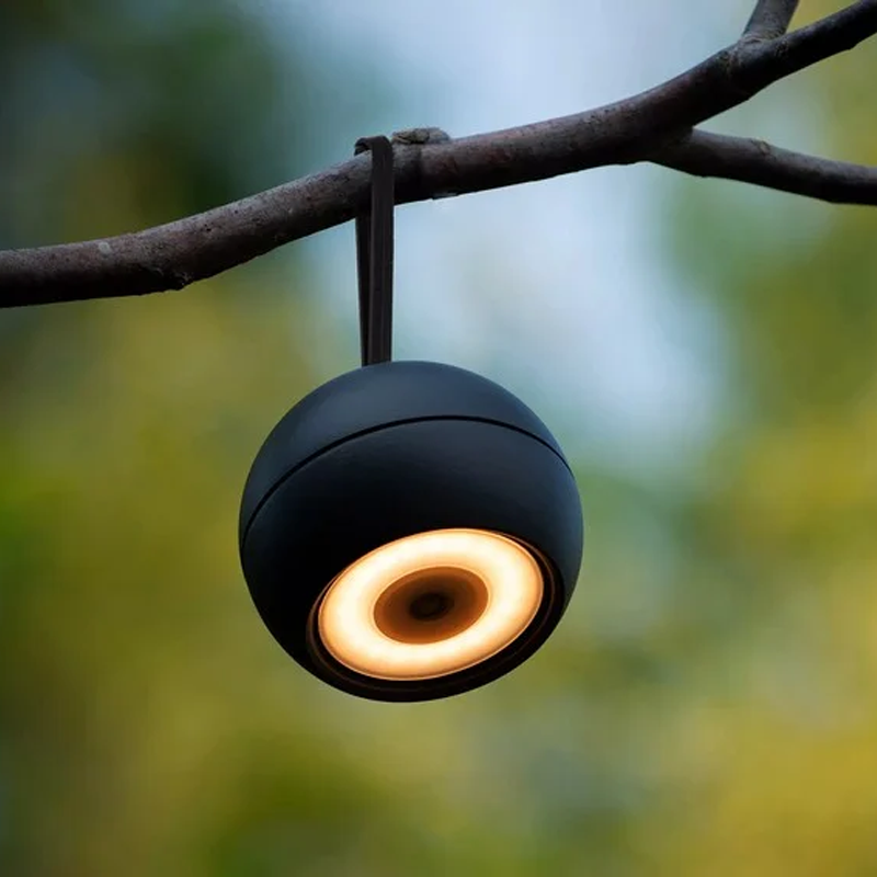 Lunex Oplaadbare Wandlamp LED Dimbaar IP54 Magnetisch Zwart - De Smid Verlichting