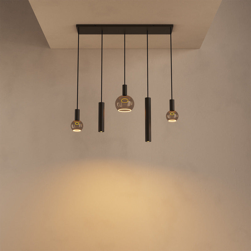 Ztahl Riva 5L- Hanglamp 4302-platinum 100x22cm - De Smid Verlichting