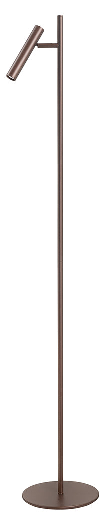 Piero 1-Lichts Vloerlamp 6watt 2700K Choco - De Smid Verlichting