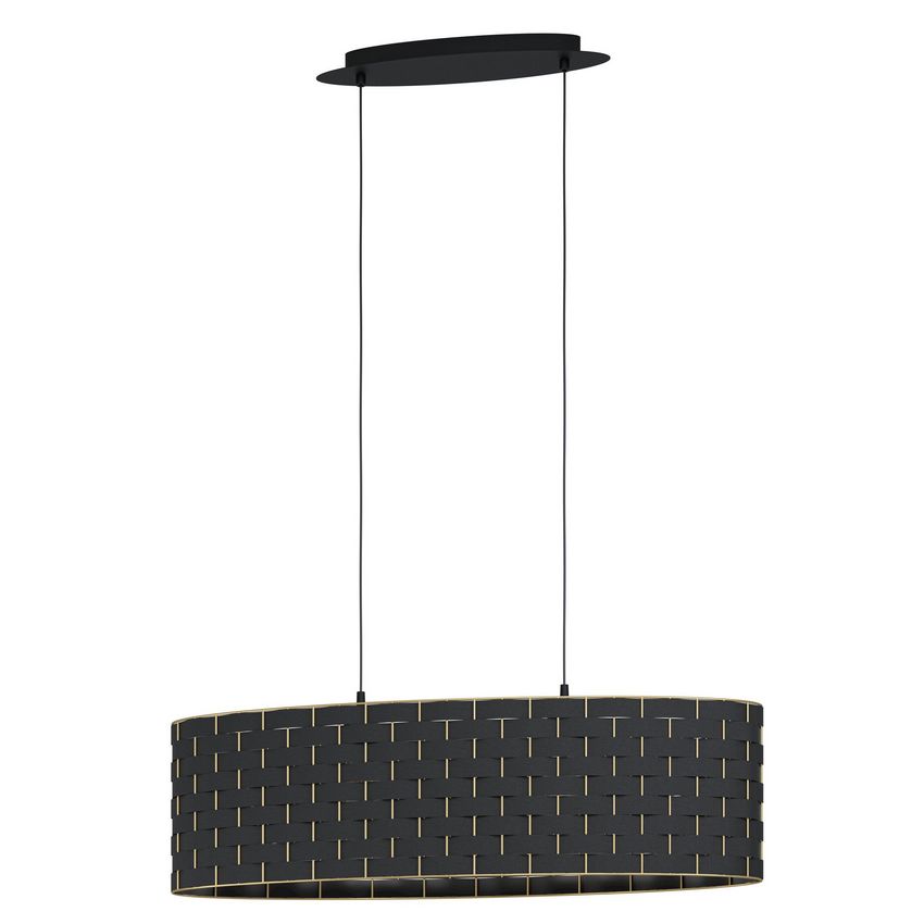Marasales Hanglamp Ovaal Zwart/Goud - De Smid Verlichting