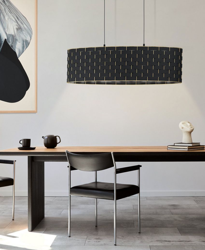 Marasales Hanglamp Ovaal Zwart/Goud - De Smid Verlichting