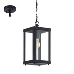 Alamonte 1 Hang buitenlamp Zwart/Helder