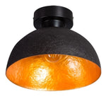 Eth Mezzo Tondo plafondlamp 30cm E27 Zwart/Goud