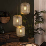 Lifestyle Oslo 3L-Hanglamp Getrapt Old Zilver