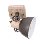 Mexlite Gearwood 1-Lichts Spot 7968A Gun metal