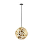 Stars of Light Skoura 1L-Hanglamp 41cm Goud/Zwart
