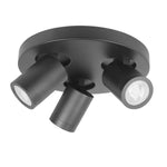 Highlight Splash 3L-spot Rond IP44 S7437.01 Zwart