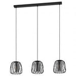 Lifestyle Fresco 3L-Hanglamp Zwart/Smoke