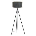 Lifestyle Florenca 1L-Vloerlamp Zwart/Goud