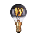 Highlight Lamp LED E14 kogel 4W 60 LM 2200K Dimbaar rook