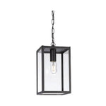 F&V Lugano Hanglamp Zwart/Glas Ip44