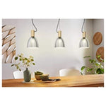 Lifestyle Castello 3L-Hanglamp Messing/Titanium glas