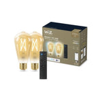 Wiz Wi-Fi TW/8W ST64 Amb 2PK + Remote 6/2CT