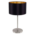 Eglo tafellamp maserlo zwart/goud