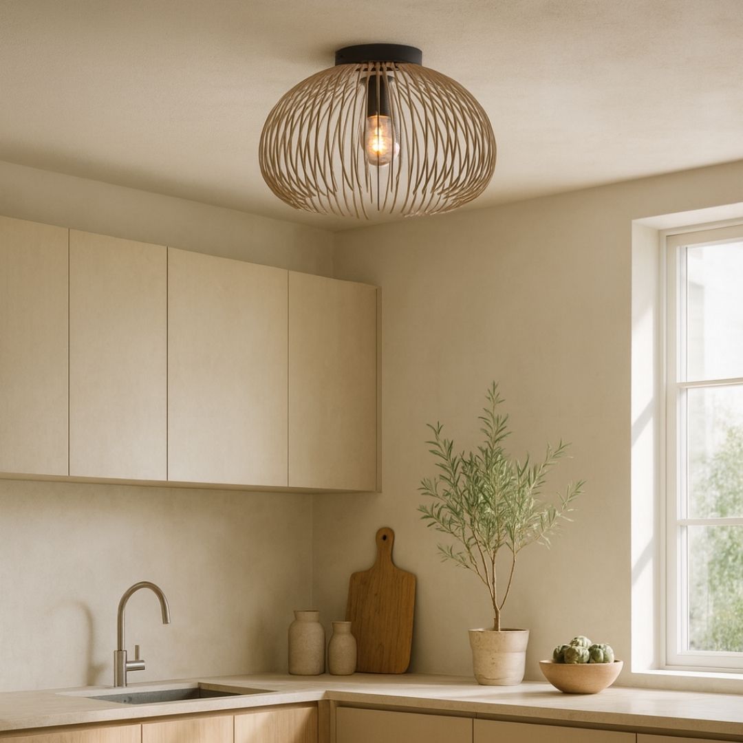 Landelijke plafondlamp