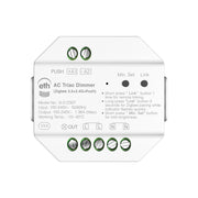 ETH AC triac Zigbee dimmer 3.0 + 2.4G + Push inbouw 100-240v 300w