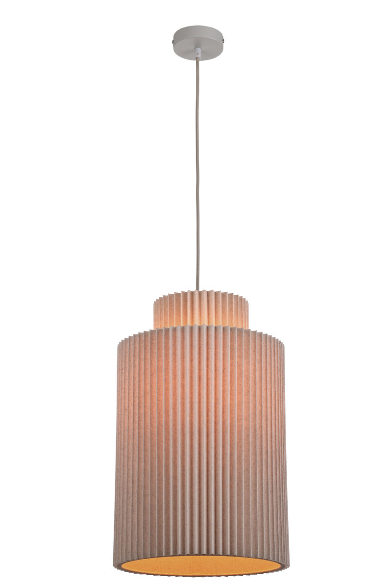 Renate 1-Lichts Hanglamp M Ø35 Linnen Soft shade