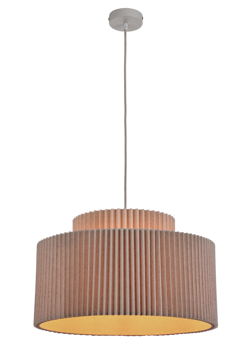 Renate 1-Lichts Hanglamp L Ø50 Linnen Soft shade