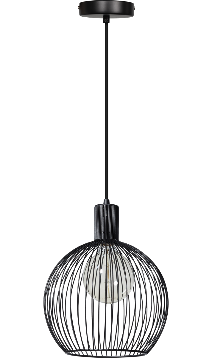 Eth Wire Hanglamp 30cm Zwart - De Smid Verlichting