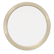Ruby LED Plafonnière Rond – Ø40 cm – Zand– 3-Step Dimming – IP44 – Memory