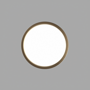 ETH Ruby LED plafonnière Rond 3-Step dimbaar 2800K 32W Ip44 + Memory  (Mat Goud/Brons) - De Smid Verlichting