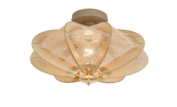 ETH Jessica Plafonnière – Subtiele luxe in natuurlijke tinten | Ø40 cm | Natural/Beige