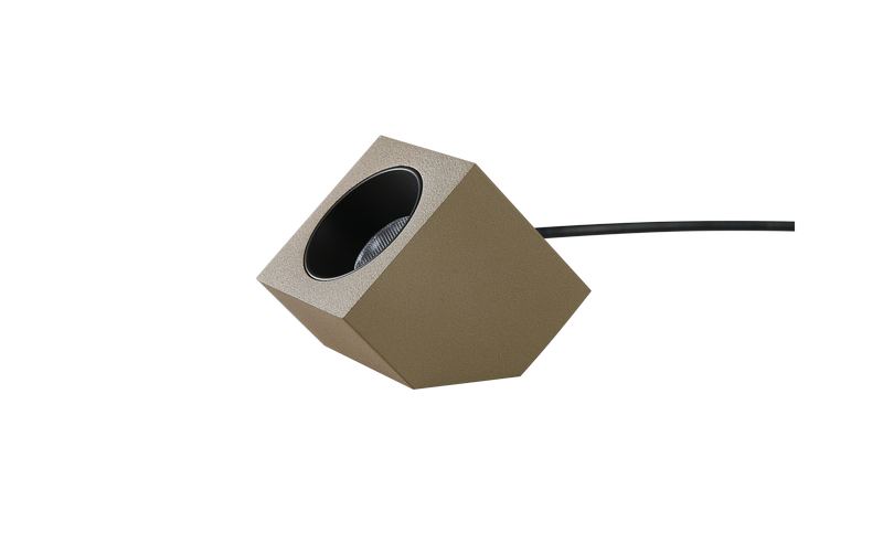 Cubelis Tafellamp 5W 2700K – 3-staps dimbaar – Beige