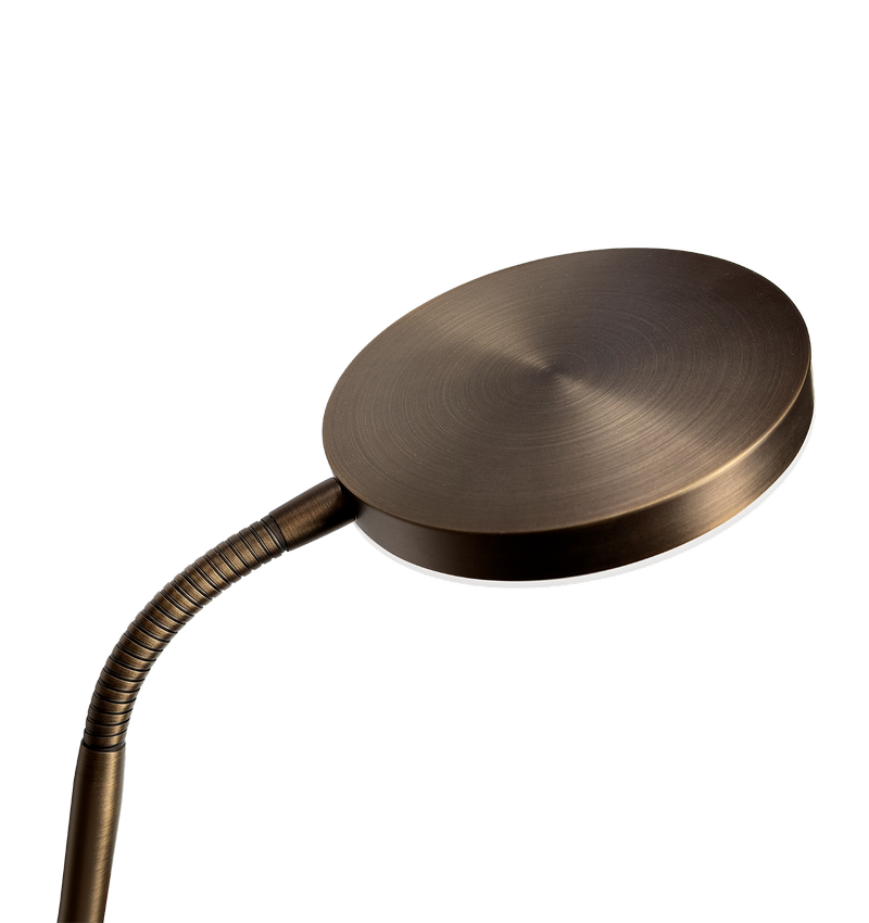 ETH Duuk Led Flex Vloerlamp Oplaadbaar Dimbaar Brons
