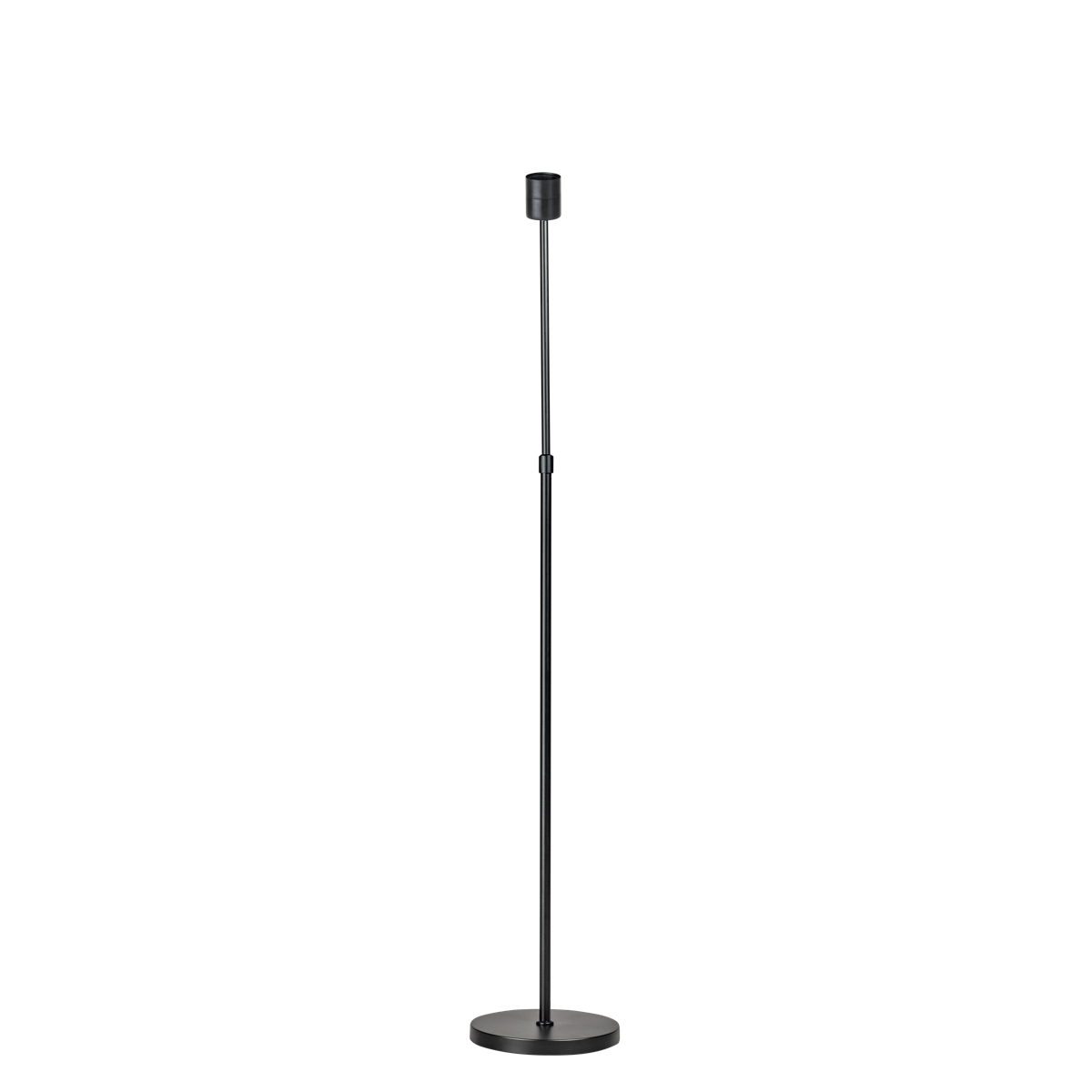 Eth Orgin 1-Lichts Vloerlamp zonder glas of kap Zwart 05-VL8095-30 - De Smid Verlichting