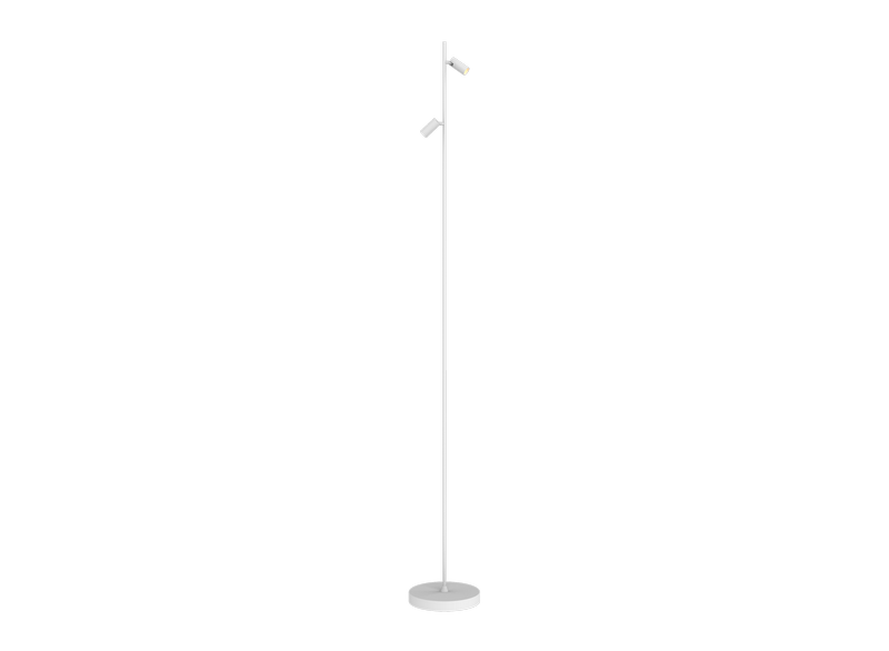 ETH Minora 2- Lichts Spot Vloerlamp 7w led dimbaar Wit