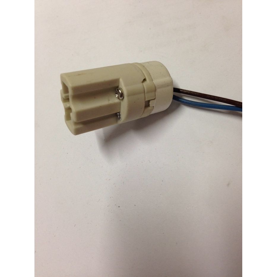 fitting voor halogeen G9 230V glad + kabel  30cm - De Smid Verlichting