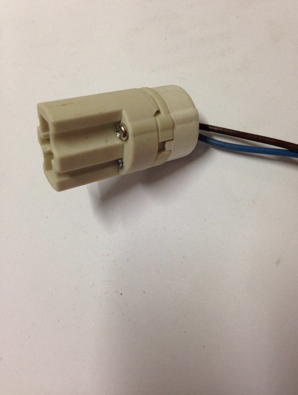 Lamphouder/fitting/halog. G9 230V glad kabel 30cm