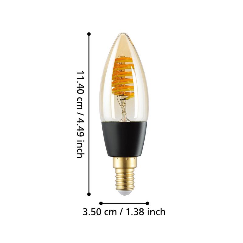 Eglo 110319 LED kaarslamp E14 amber Connect -Z
