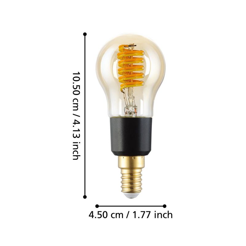 Eglo 110321 LM LED E14 kogellamp 4watt Amber Connect-Z (Zigbee)