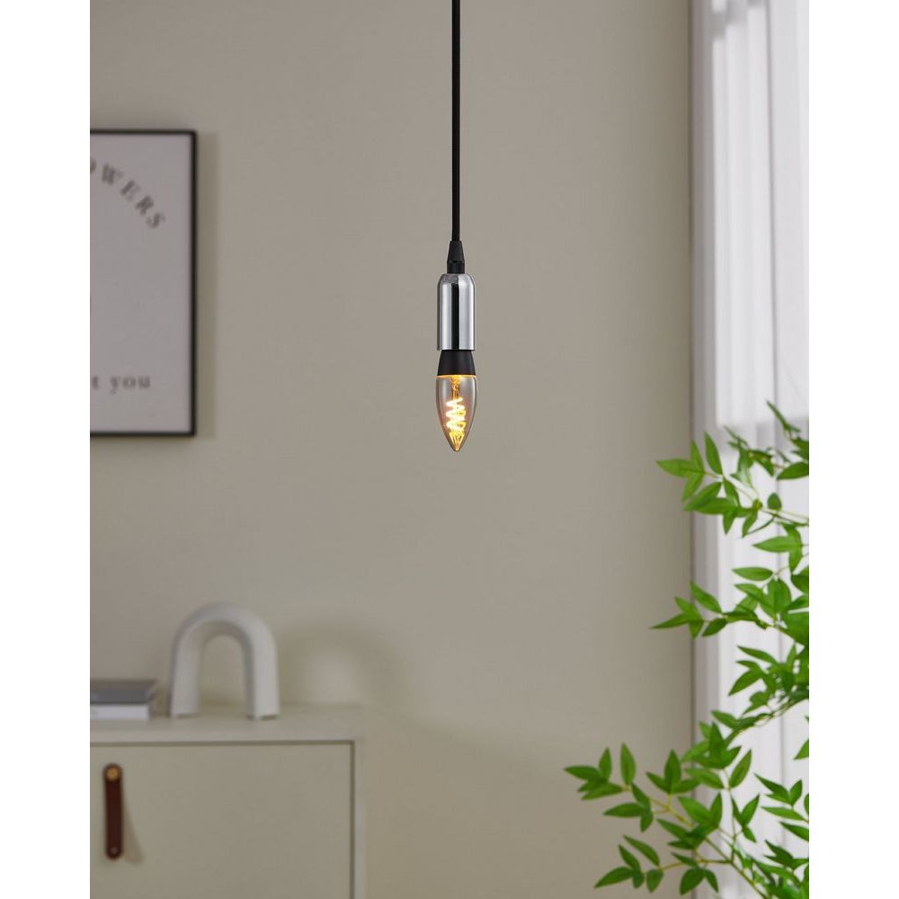 Eglo 110322 LED  kaarslamp E14 smoke Connect-Z - De Smid Verlichting