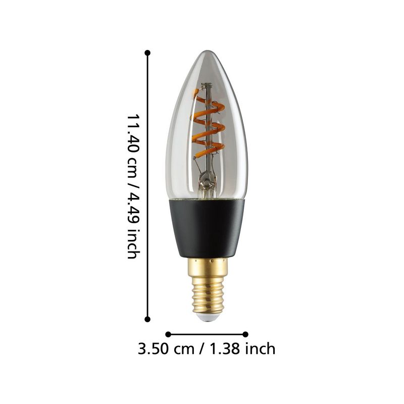 Eglo 110322 LED  kaarslamp E14 smoke Connect-Z