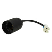 EGT VERHUISLAMPHOUDER LOS ZWART E27  12656 - De Smid Verlichting