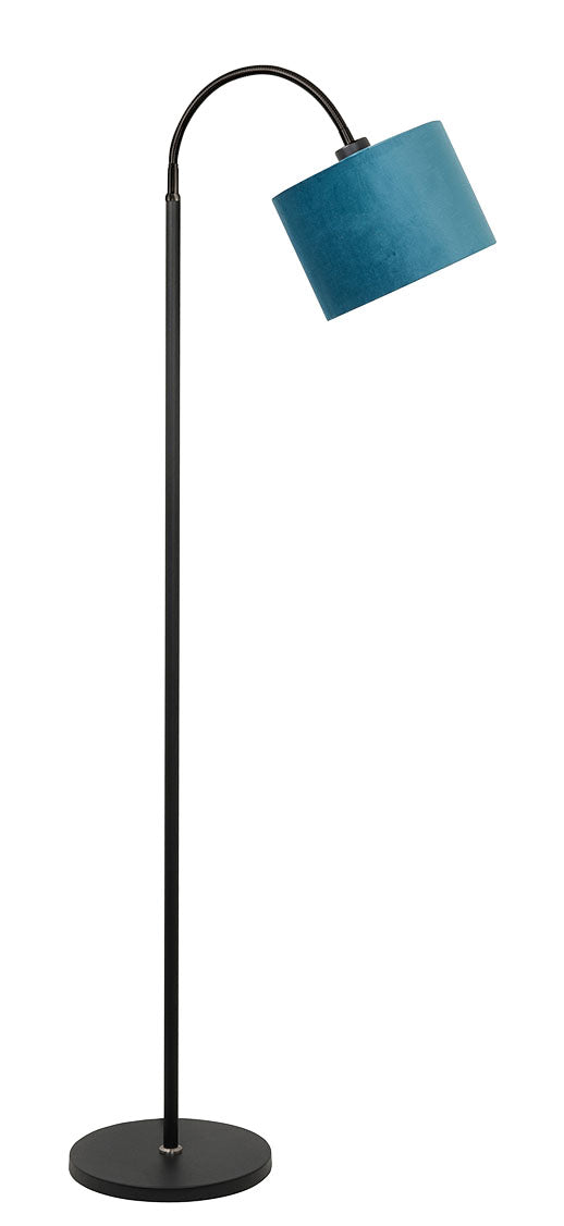 Highlight V4265.01 Texas 1-Lichts Vloerlamp Zwart Zonder stoffen kap