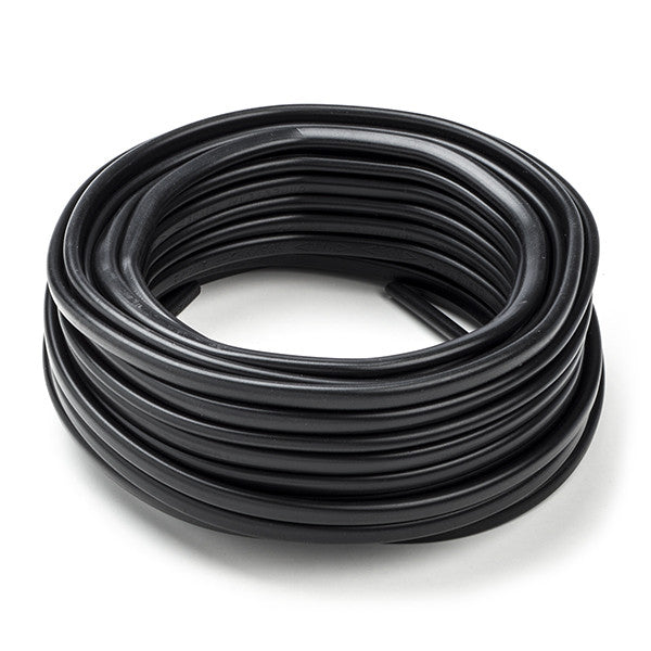 10 Meter Ronde Elektro Snoer 2x0.75-Qmm Zwart