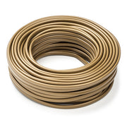 5 meter 2-aderige ovaal  Electro snoer 2x0.75-qmm Goud