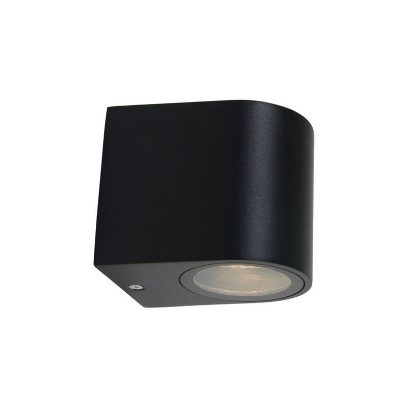 Steinhauer Logan LED Down Light Outdoor Wandlamp Zwart IP54