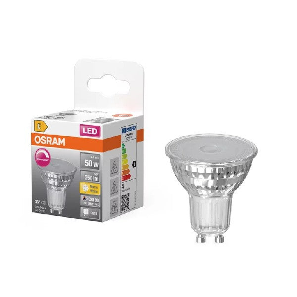 Osram Superstar Led PAR16 GU10 3.7W/50W 2700k Dimbaar 350lm Cri90
